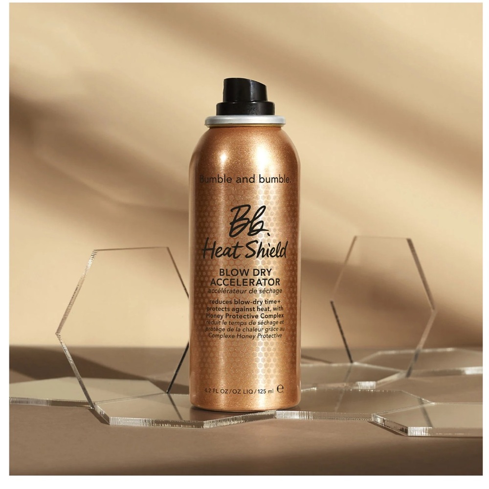 NEW FULL SIZE BUMBLE AND BUMBLE HEAT SHIELD BLOW DRY ACCELERATOR SPRAY 125 ml